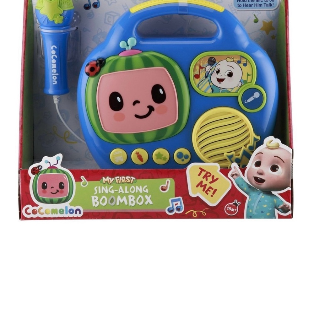 My First Cocomelon Sing-Along Boombox with microphone New